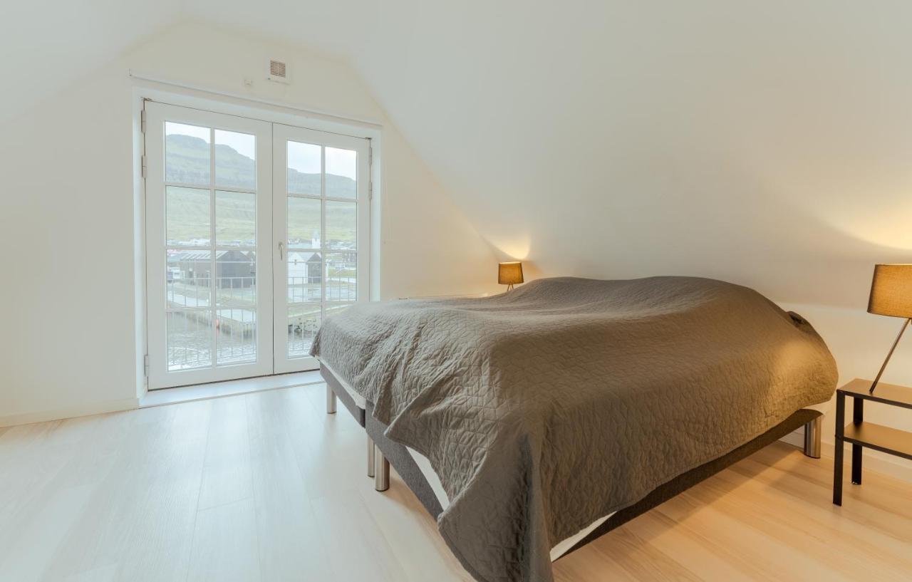 New Boat House Villa Leirvik Bagian luar foto