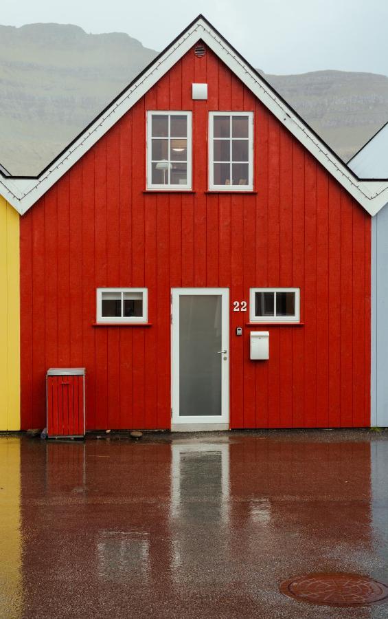 New Boat House Villa Leirvik Bagian luar foto